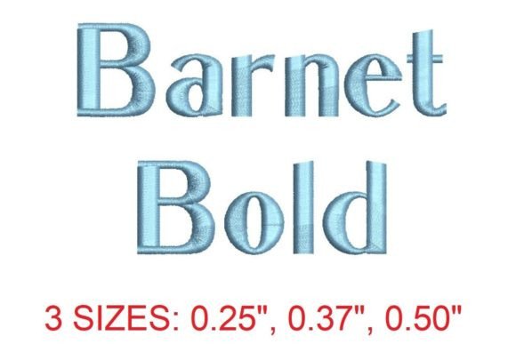 Barnet Bold Embroidery Font: A Seasonal Design Review