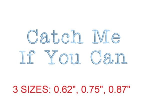 Catch Me If You Can Font: Apparel Design Review