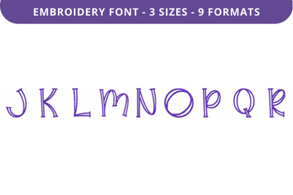 Flat Alfredo Font J to R: A Designer’s Stitch Test