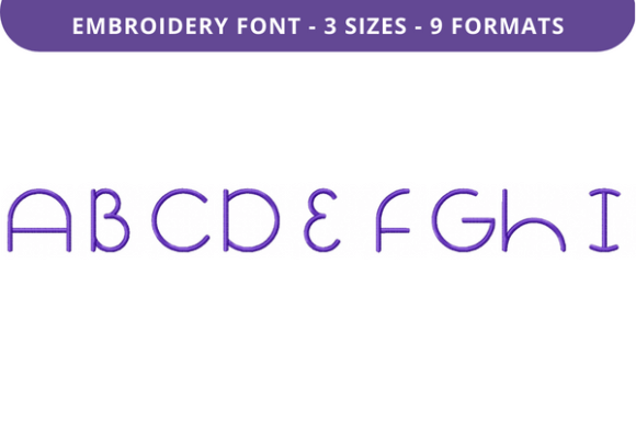 Halo Colony Font A to I: Holiday Embroidery Review