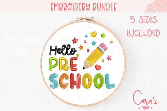 Hello Pre School: A Seasonal Embroidery Design Review