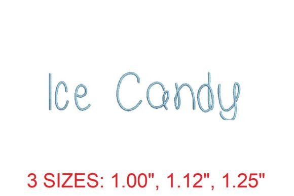Ice Candy Font: An Embroidery Designer’s Review