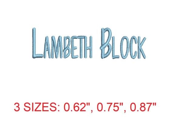 Lambeth Block Font: A Seasonal Embroidery Review