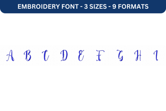 Melany Script Font Upper A to I Review