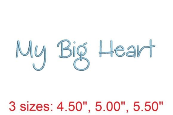 My Big Heart Embroidery Font: A Seasonal Review