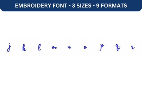 Secret Garden Font Lower J to R Review