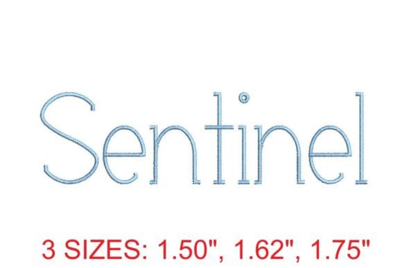 Sentinel Font: A Professional Embroidery Review