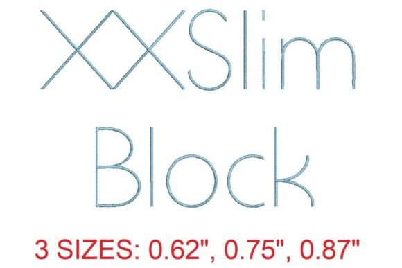 XXSlim Block Font: A Designer’s Apparel Review